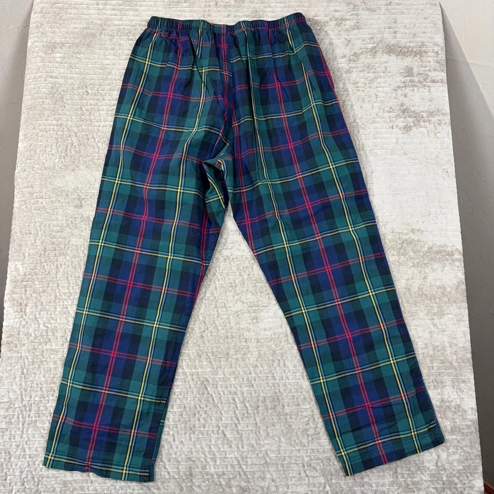Polo Ralph Lauren Mens Plaid Pajama Pants Green Blue‎ Red Cotton Sleep XL P501RL